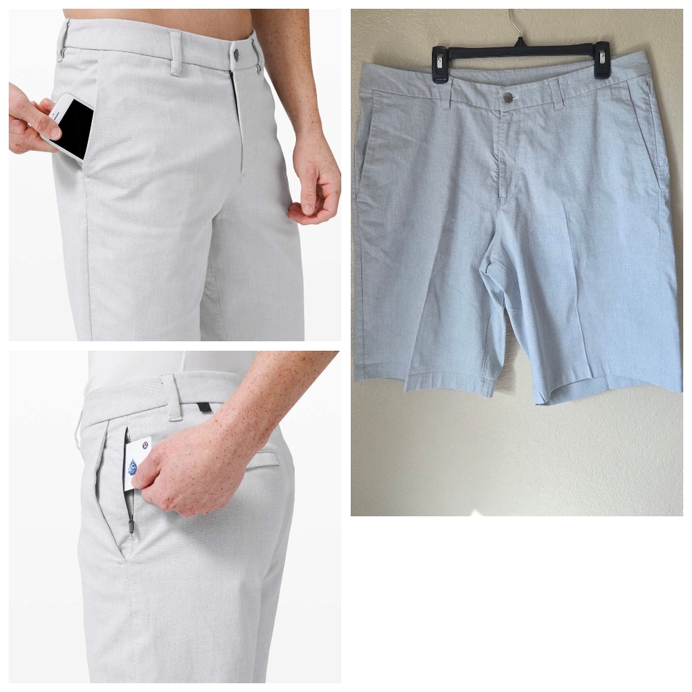 Lululemon Commission Short Qwick Oxford 11" Size 38